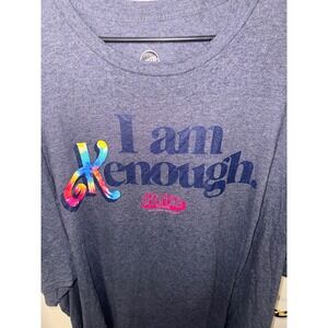 Mattel Barbie The Movie I Am Kenough Graphic T-Shirt Gray Heather 5XLT Mens Big